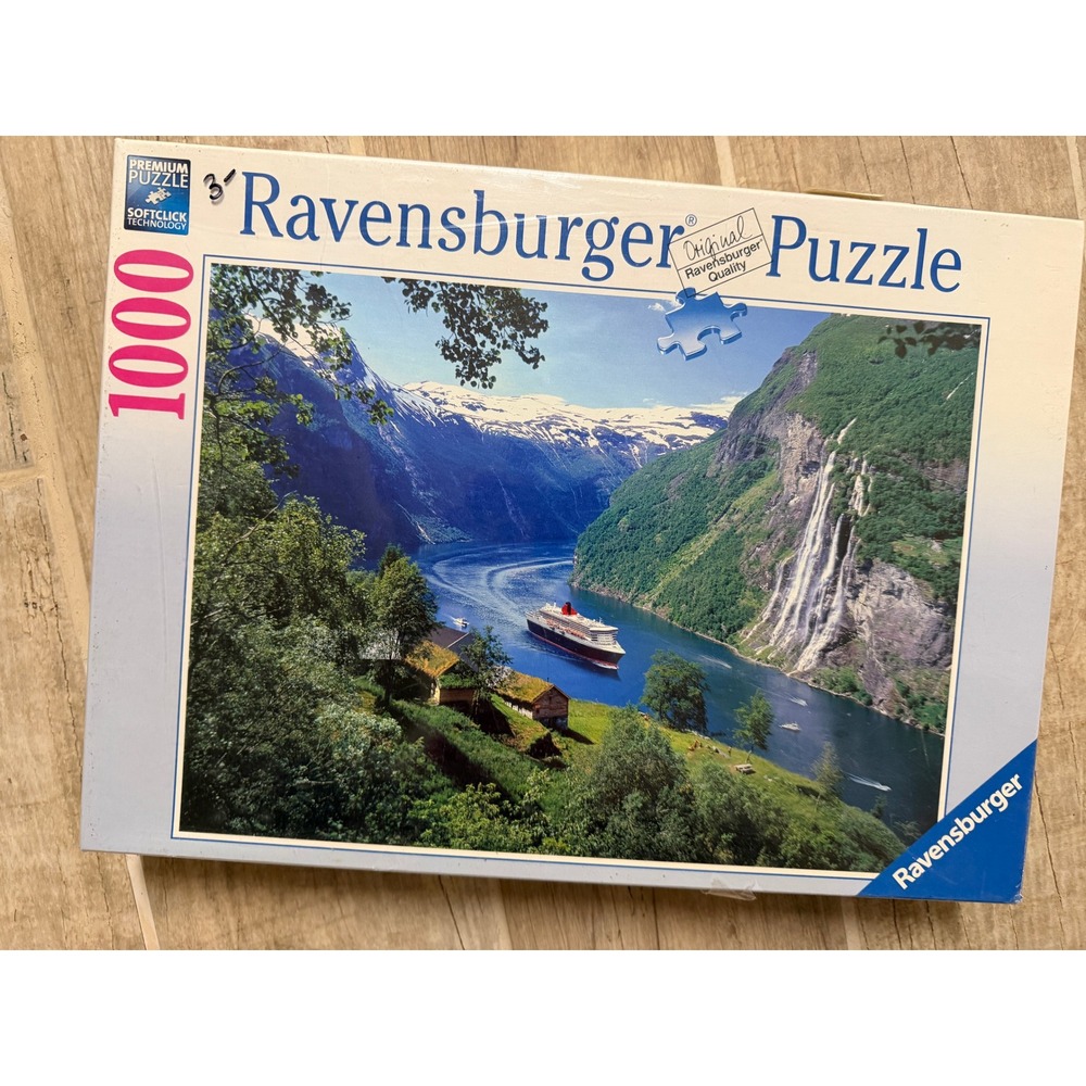 Ravensburger Norwegian Fjord Jigsaw Puzzle SEALED 1000 pc Scenic Landscape New